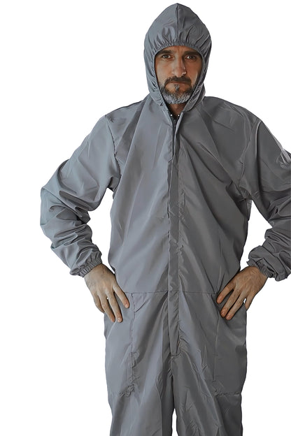 Yeniden Yıkanabilir Kapüşonlu Terletmez Koruyucu Tulum, İşçi Tulumu, Boyacı Tulumu, Çiftçi tulumu, İş Tulumu